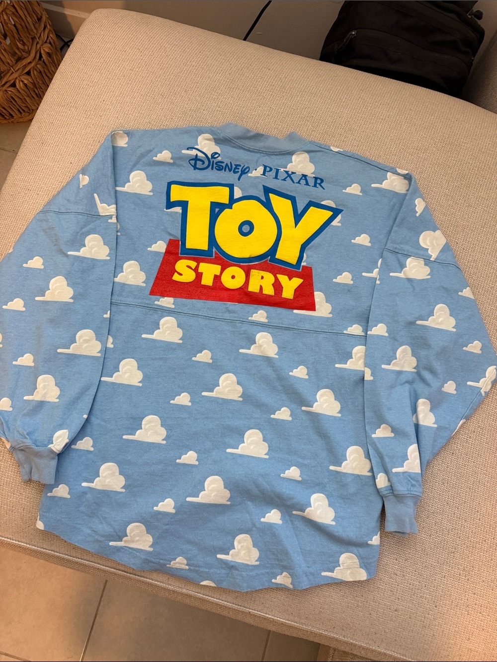 Toy story Blue Cloud Print Kids Long-Sleeve Top